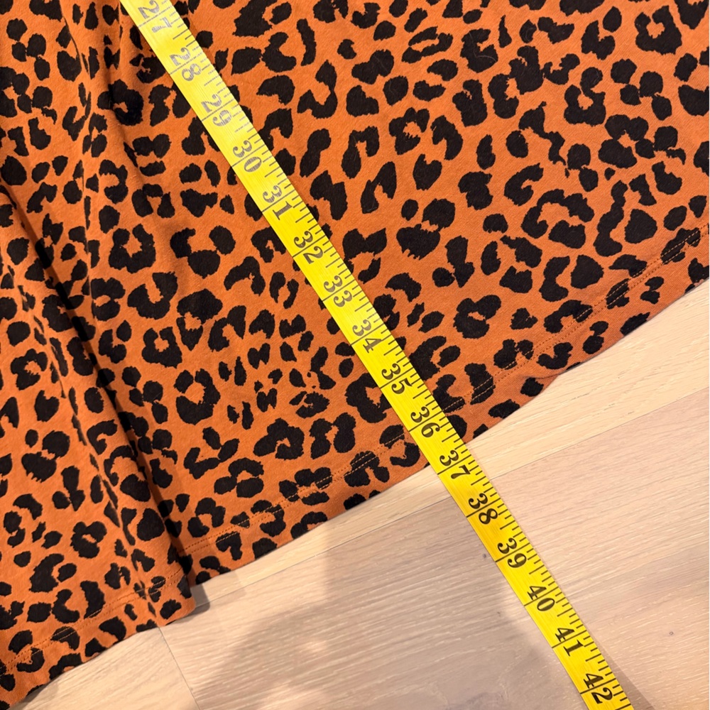 ASOS Curve Rust and Black Leopard Print Dress - Picture 3 of 5